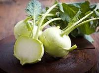 Kohlrabi  (Knol Khol/Ganth Gobi) (नवलकोल/गांठ गोभी)